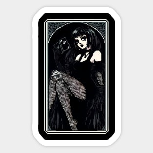 gothic art Sticker